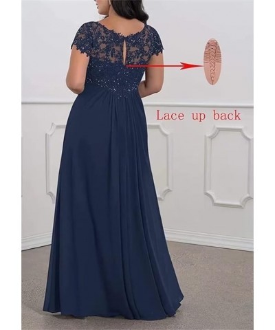 Lace Appliques Mother of The Bride Dresses for Wedding V Neck Chiffon Formal Evening Gowns with Sleeves Mauve $32.24 Dresses