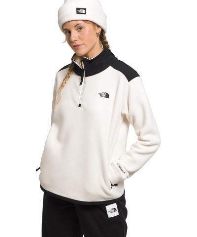 Women's Alpine Polartec 200 Quarter Zip Pullover Gardenia White/Tnf Black $33.81 Others