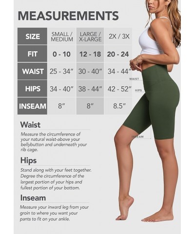 High Waist Leggings in Shorts, Capri and Full Length - Ultra Soft Premium Fabric - 5" High Waistband - Regular and Plus Size ...