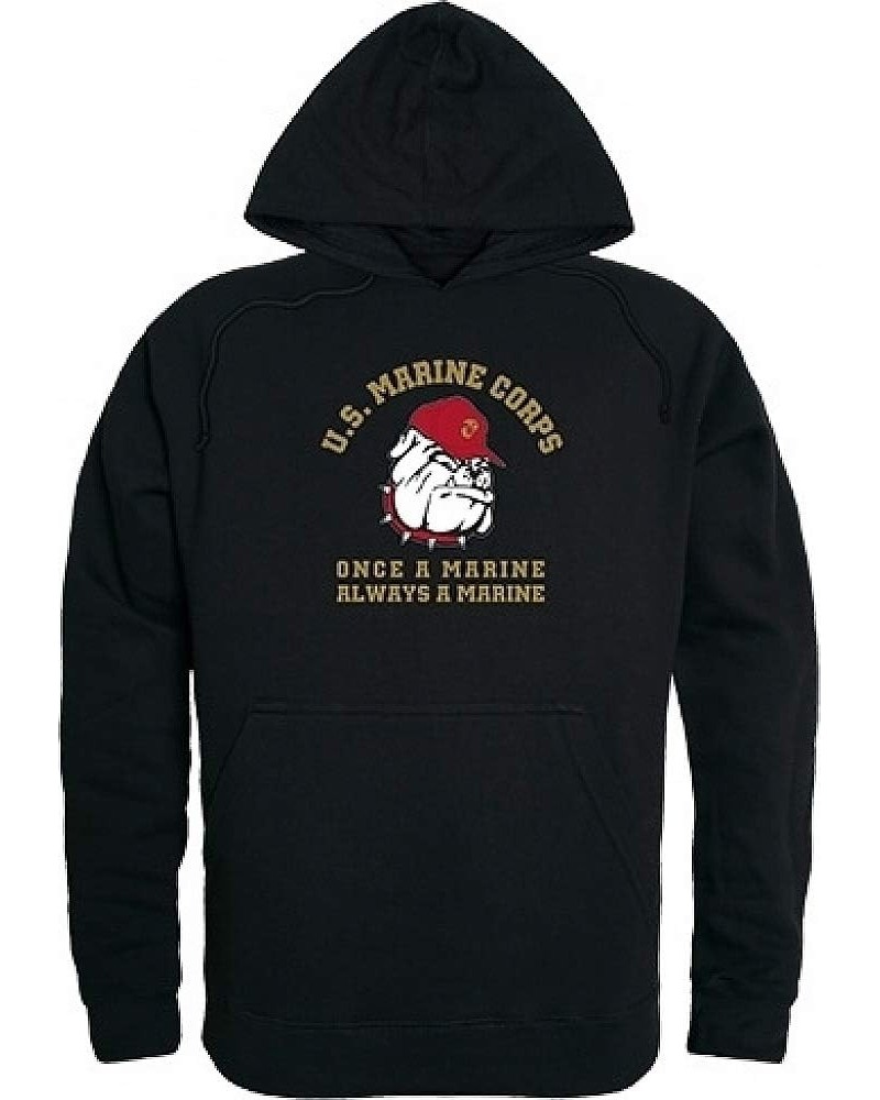 Graphic Pullover Sweatshirt Black Bulldog $18.36 Hoodies & Sweatshirts
