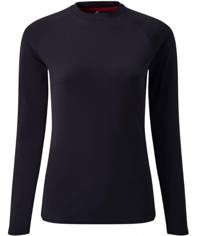 Womens UV Tec Long Sleeve T-Shirt - 50+ UV Sun Protection - Ideal for Sailing, Watersports or Casual Wear 10 Navy $22.48 Others