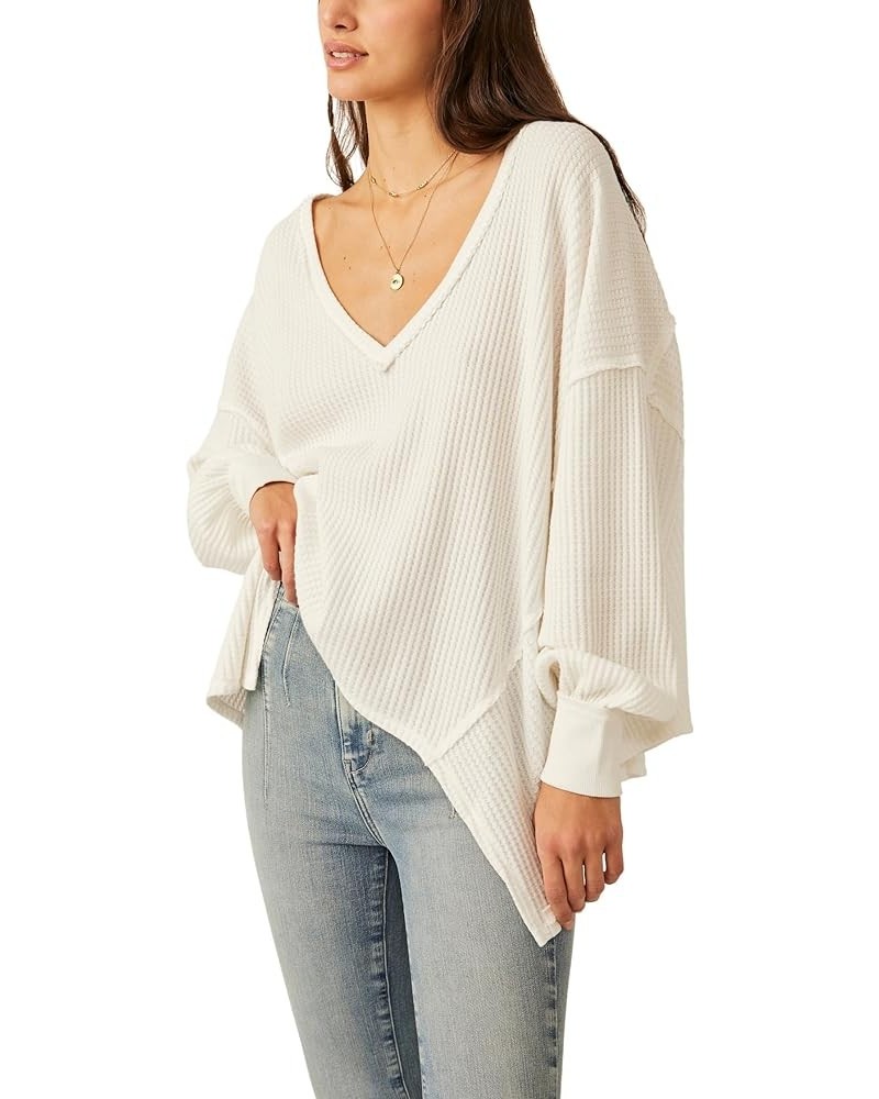 Coraline Thermal Ivory $27.86 Sweaters