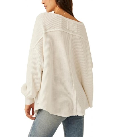 Coraline Thermal Ivory $27.86 Sweaters