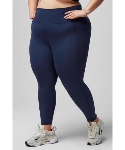 Women's Oasis PureLuxe High-Waisted Legging 7/8 Length Deep Navy $28.80 Activewear