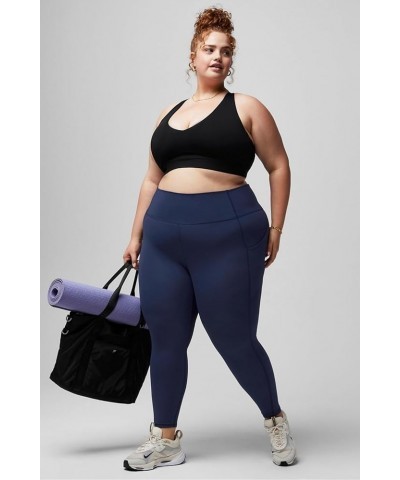 Women's Oasis PureLuxe High-Waisted Legging 7/8 Length Deep Navy $28.80 Activewear