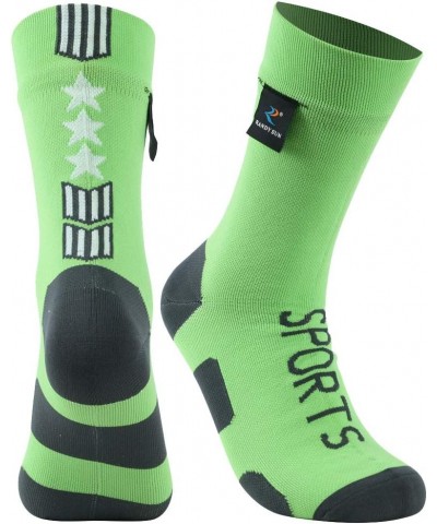 Waterproof Breathable Socks, [SGS Certified] Unisex Novelty Skiing Trekking Hiking Wading Trail Socks 1 Pair Green Flag Socks...