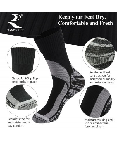 Waterproof Breathable Socks, [SGS Certified] Unisex Novelty Skiing Trekking Hiking Wading Trail Socks 1 Pair Green Flag Socks...