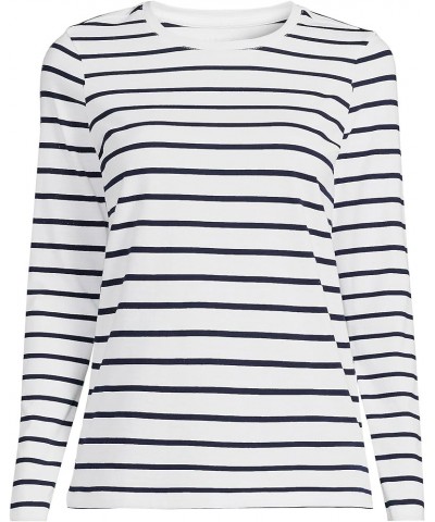 womens 59444p Navy/White Breton Stripe $19.12 T-Shirts