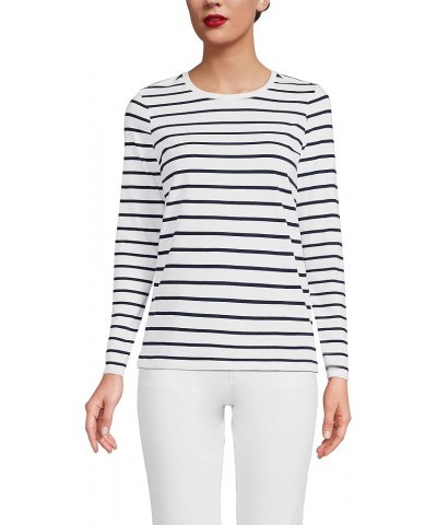 womens 59444p Navy/White Breton Stripe $19.12 T-Shirts