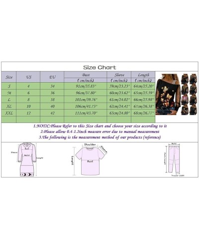 Women Printing Glitter Mesh Bell Long Sleeve Cold Shoulder Splice T-Shirt Blouse Fashion Shiny Club Loose Shirt Tees Purple-i...