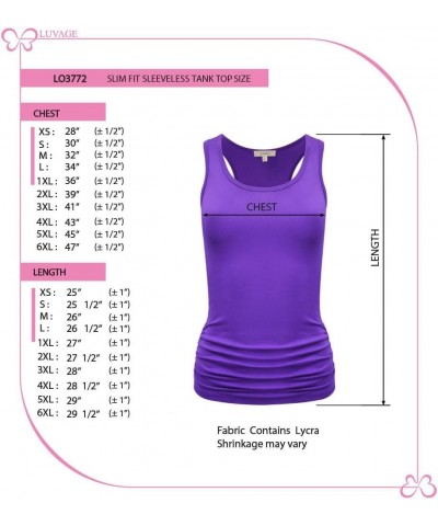 Women's Workout Tank Top Shirt - Racerback Casual Slim Fit Shirring Tops for Gym, Exercise, Yoga, Hiking Yellow $12.67 Active...