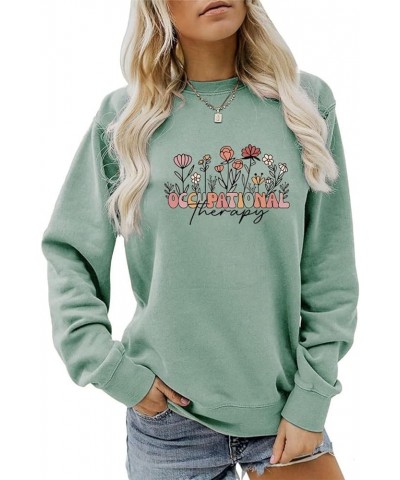 Occupational Therapy Sweatshirt for Women Therapist Shirts Casual Long Sleeves Novelty Gift OT Shirt Funny Top 14 $12.38 Hood...
