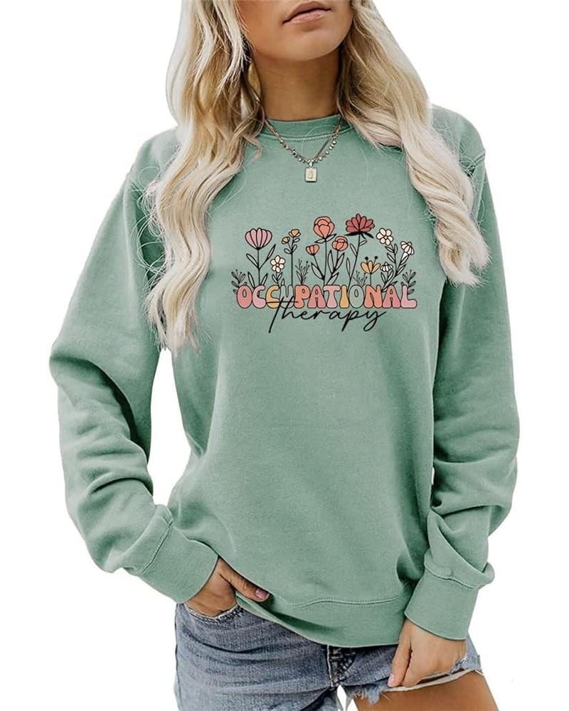 Occupational Therapy Sweatshirt for Women Therapist Shirts Casual Long Sleeves Novelty Gift OT Shirt Funny Top 14 $12.38 Hood...