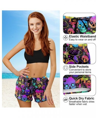 Women's Beach Shorts with Pockets Swim Trunks Board Shorts Swim Shorts Quick Dry Swimwear for Beach Multicoloured26 $11.00 Sw...