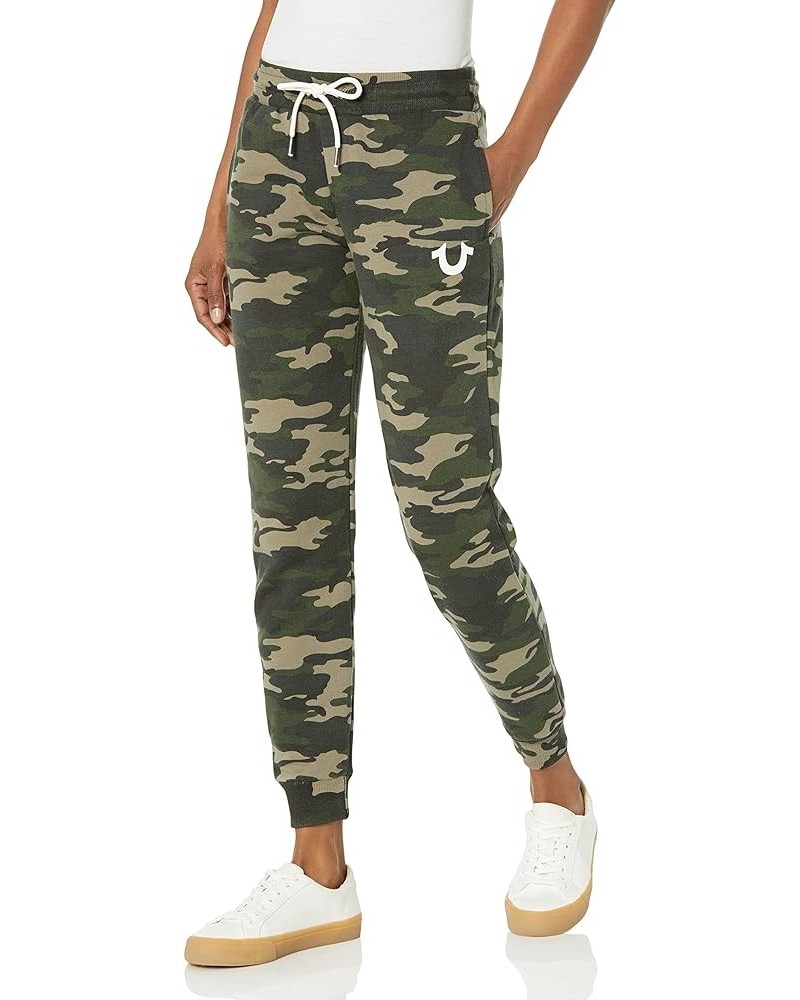 Women's Horseshoe Jogger Green Camo $42.15 Activewear