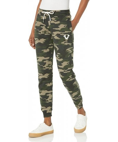 Women's Horseshoe Jogger Green Camo $42.15 Activewear