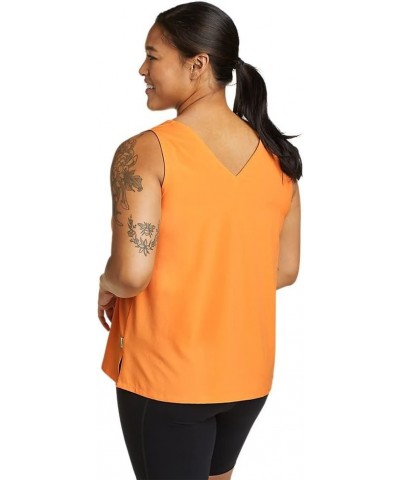 Women's Departure V-Neck Tank Top - Solid Tangelo $16.50 Tanks