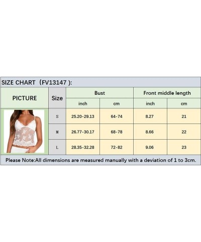 Women Sexy V Neck Cami Top Y2k Sleeveless Spaghetti Strap Lace Crop Camisole Slim Fit Floral Going Out Tank Top 07 patchwork ...