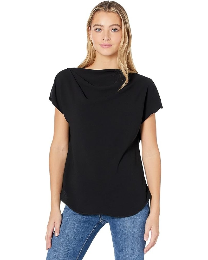 Women's Asymmetrical Blouse Black $47.69 Blouses