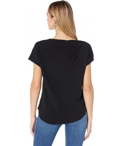 Women's Asymmetrical Blouse Black $47.69 Blouses