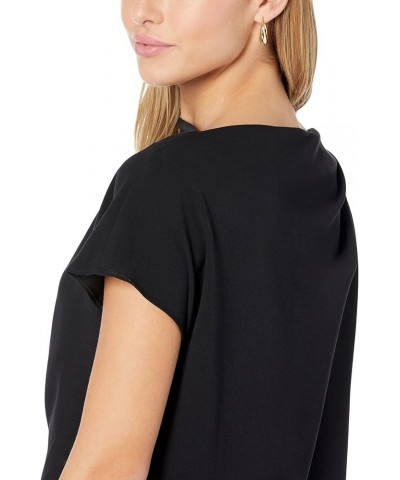 Women's Asymmetrical Blouse Black $47.69 Blouses