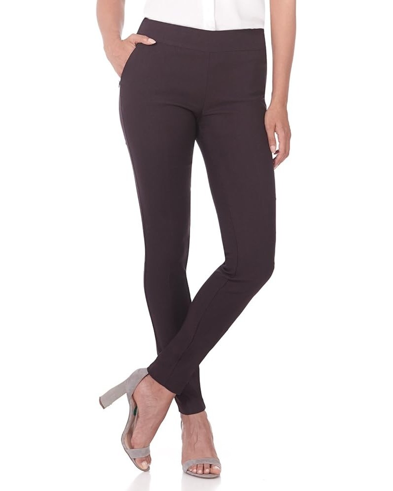 Women's Ease into Comfort Modern Stretch Skinny Pant with Tummy Control Cassis $25.49 Suits