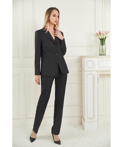 Blazer and Pants Set Women 2 Piece Tuxedo Suit Office Business Women Pant Suits Teal $35.11 Suits