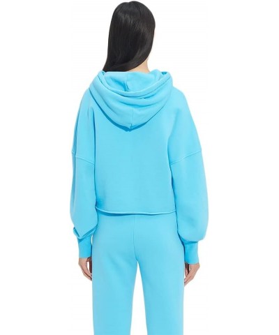 Women's Keira Cropped Hoodie Bahama Blue $35.98 Hoodies & Sweatshirts