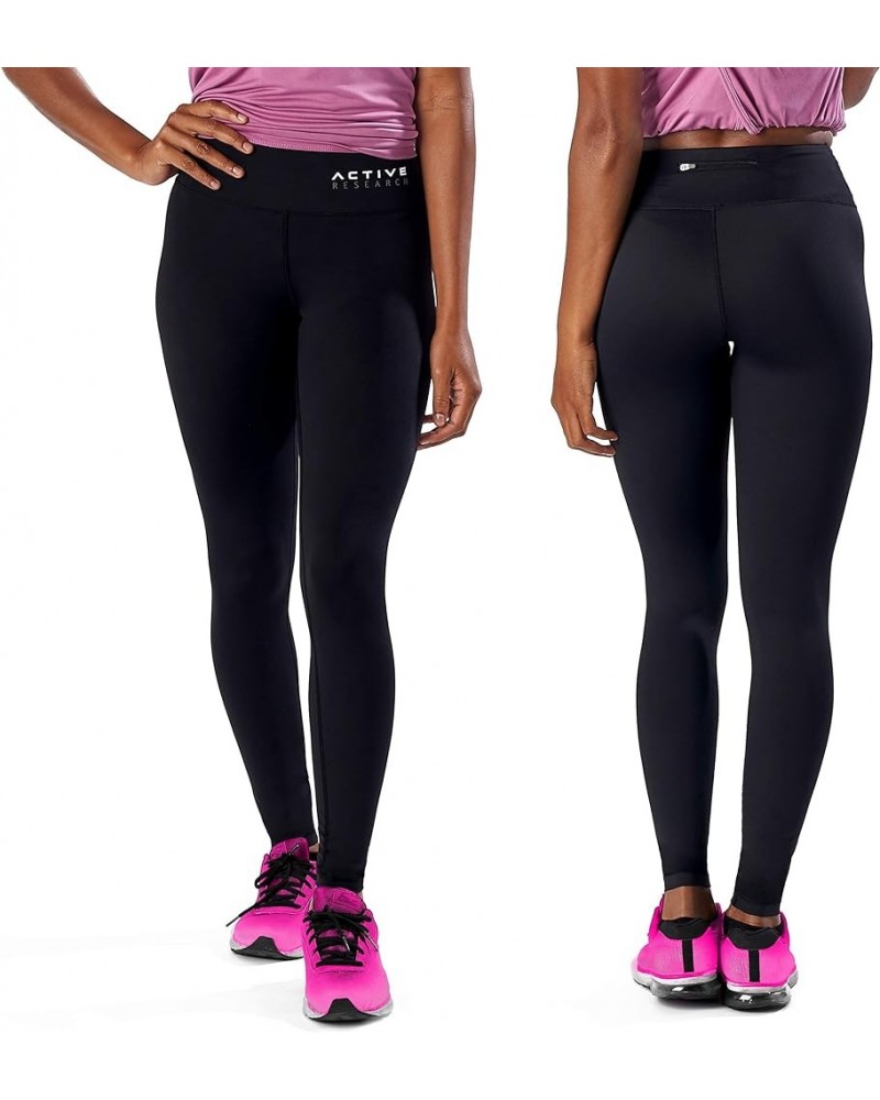 Workout Leggings - High Waisted, Slimming Tummy Compression Yoga Pants for Women Large-X-Large Black $18.81 Pants