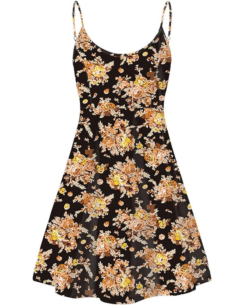 Women Girls Summer Sleeveless Dress Casual Swing Beach Cover Up Knee Length Dresses,Large Size XS-4XL Flower Design $9.03 Swi...