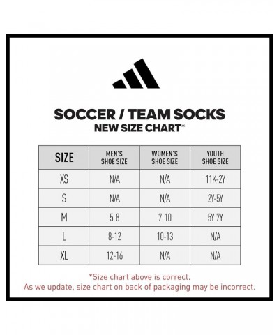 Team Speed 2 Soccer Socks for Boys, Girls, Men and Women (1-Pair) White/Team Navy Blue/Light Onix Grey $12.75 Activewear