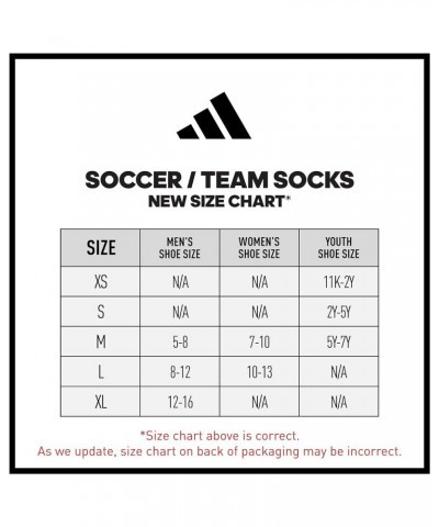 Team Speed 2 Soccer Socks for Boys, Girls, Men and Women (1-Pair) White/Team Navy Blue/Light Onix Grey $12.75 Activewear