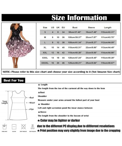 Summer Dresses for Women 2023 Casual Short Sleeve Flowy Maxi Beach Sundresses Sexy Party Club Boho Vacation Outfits B Pink $9...