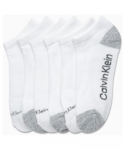 Women’s Socks – Cushion No Show Socks (6 Pack) White/Grey Tip $16.82 Socks