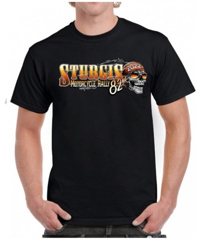 2022 Sturgis Motorcycle Rally 82nd Anniversary Stay Rad T-Shirt Regular Royal Blue $10.79 Tops