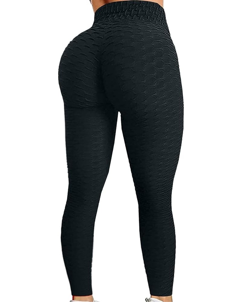 Womens High Waist Workout Leggings Butt Lifting Yoga Pants Anti Cellulite Running Slimming Booty Leggings Gym Athletic Tights...