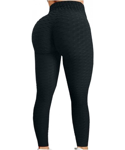 Womens High Waist Workout Leggings Butt Lifting Yoga Pants Anti Cellulite Running Slimming Booty Leggings Gym Athletic Tights...