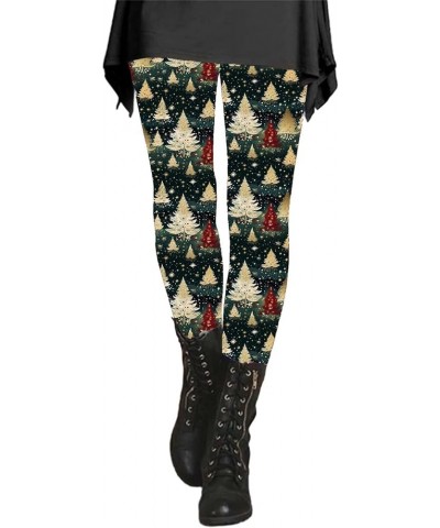 Women's Christmas Leggings High Waisted Black of Friday Deal Fleece Lined Full Length Micro Elastic Soft Plus Size Ag-i $6.10...