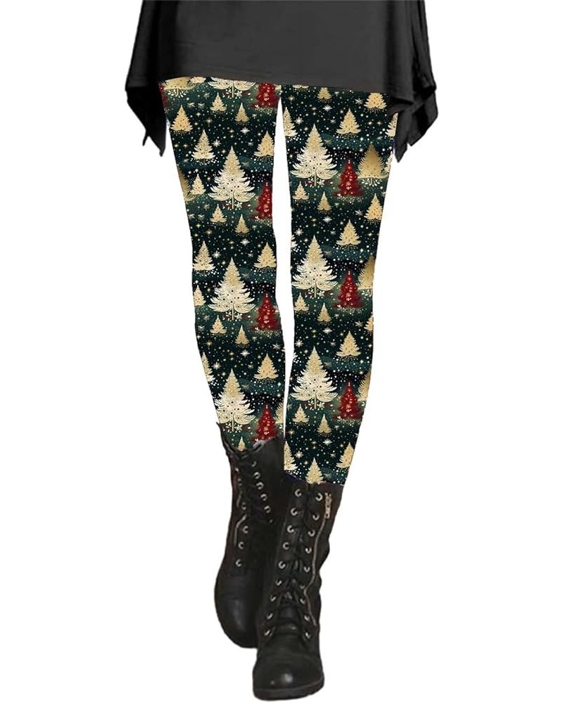 Women's Christmas Leggings High Waisted Black of Friday Deal Fleece Lined Full Length Micro Elastic Soft Plus Size Ag-i $6.10...