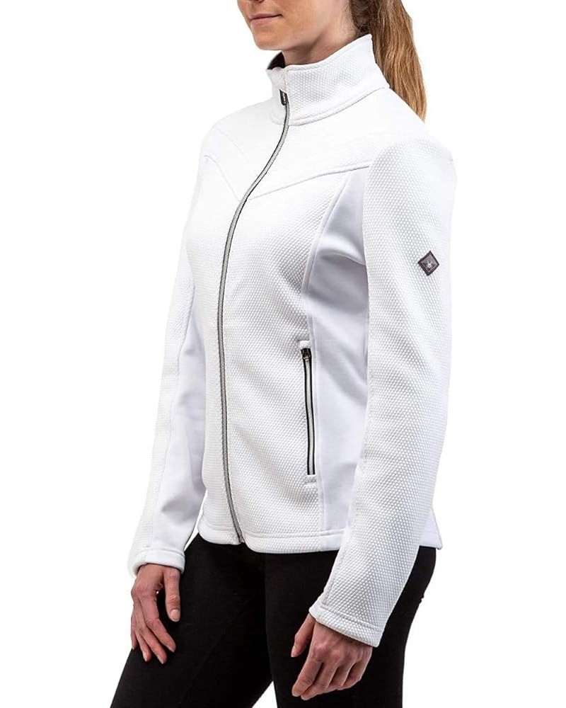 Womens Encore Full Zip Sweater White $47.74 Jackets