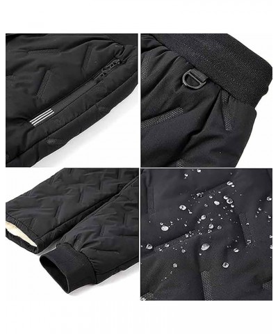 Jolly Snow Pants, Dododz Unisex Fleece Trousers, Velvet and Thick Outer Trousers, Windproof and Warm XXXL Black-b $11.46 Acti...