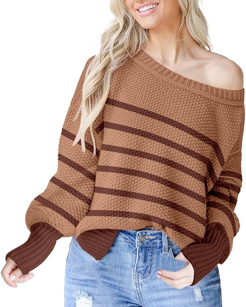 Womens Oversized Casual Sweaters Batwing Long Sleeve Crew Neck Chunky Ribbed Knit Pullover Loose Solid Jumper Tops Side Split...