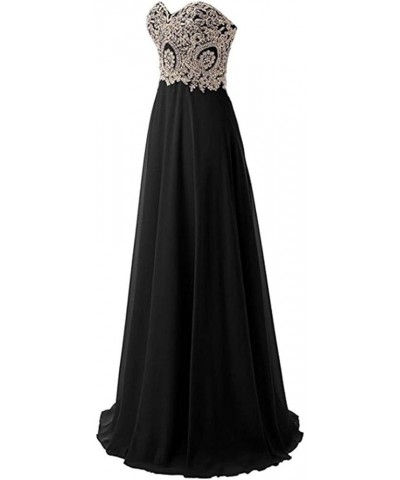 Women's Appliques Evening Dresses for Weddings Long Party Formal Mermaid Gown Sweet-black $40.49 Dresses