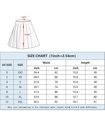 Women's High Waist Pleated Mini Skirt Skater Tennis Skirt Pink $12.64 Skirts