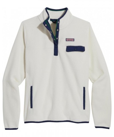 Women's Harbor Fleece Quarter Snap Marshmallow $56.75 Jackets