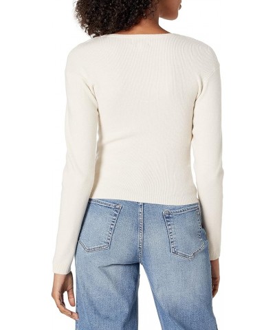 Women's Nomi Cropped Sweater Top Whisper White $17.02 Sweaters