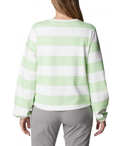 Women's Trek Seasonal Ft Graphic Crew Key West/Rugby Stripe $19.72 Jackets