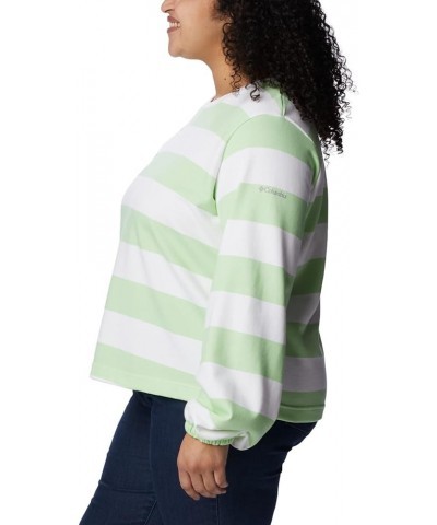 Women's Trek Seasonal Ft Graphic Crew Key West/Rugby Stripe $19.72 Jackets