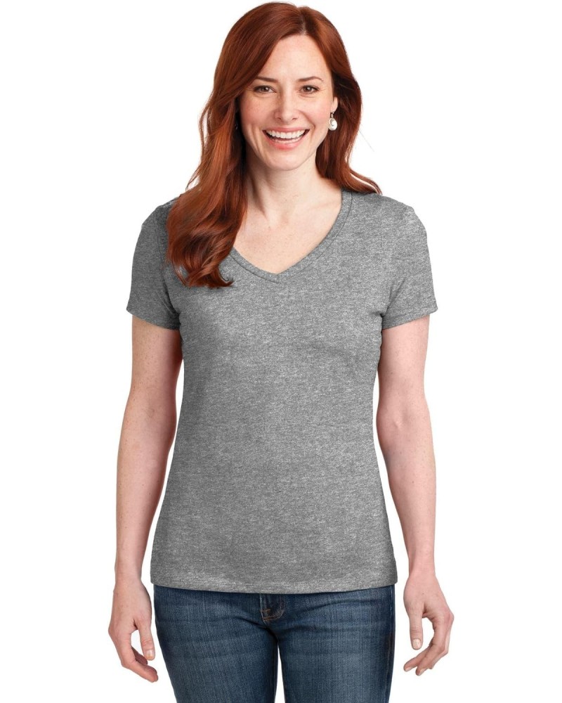 Women's Nano- V-Neck T-Shirt Light Steel X-Large $8.29 Activewear