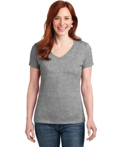 Women's Nano- V-Neck T-Shirt Light Steel X-Large $8.29 Activewear